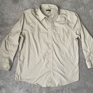 George Beige Button Down Shirt